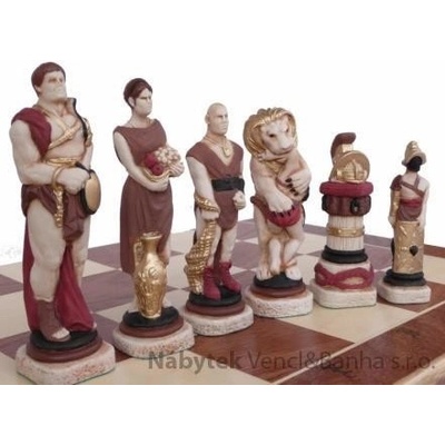 Desková hra, Dřevěné luxusní šachy SPARTACUS 156 mad