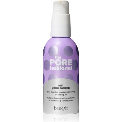 Benefit Cosmetics The POREfessional Get Unblocked почистващо и премахващо грима масло за изглаждане на кожата и минимизиране на порите 147ml