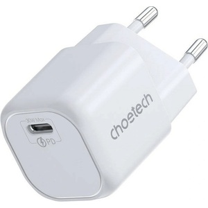 Choetech Зарядно устройство Choetech PD5007, от контакт към 1x USB-C(ж), 20V/1.5A, бяло, 30W (PD5007)