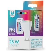 Forever LED žárovka GU10 RGB 5W s dálkovým ovládáním bílá