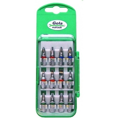 Sada 1/4 bitů GOLA 060012P 12 ks