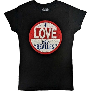 Image 1 of The Beatles Vintage I Love The Beatles Black M Дамски Риза (BEATTEE16LB02)