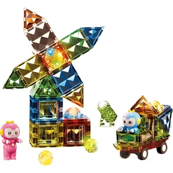 Sonne Детски магнитен конструктор Sonne - Tidy, 57 части (sonne985)