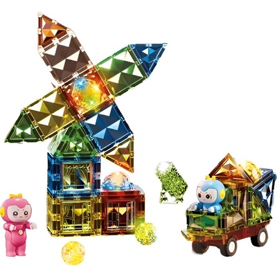 Sonne Детски магнитен конструктор Sonne - Tidy, 57 части (sonne985)