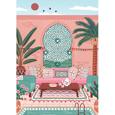 Pieces & Peace - Puzzle Morocco hotel - 500 piese