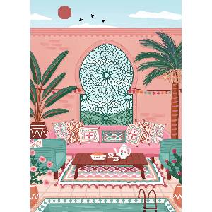 Pieces & Peace - Puzzle Morocco hotel - 500 piese