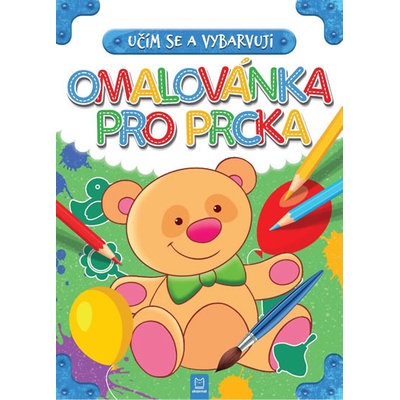 Omalovánka pro prcka Učím se a vybarvuji