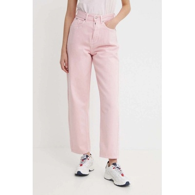 Pepe Jeans BARREL JEANS UHW CLR dámské high waist PL211748 růžová