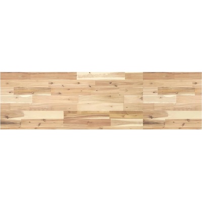 vidaXL Плот за баня, необработен, 160x40x4 см, масивно дърво акация (3279676)