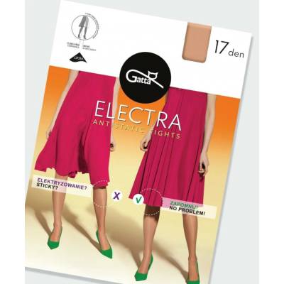 Gatta Electra Antistatic Tights 17 DEN Tělová Daino