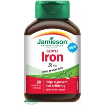 Jamieson Gentle Iron бисглицинат комплекс 90 капсули