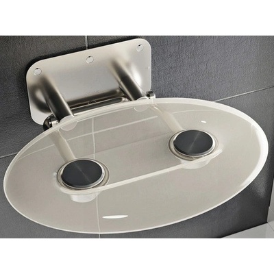 RAVAK Sedadlo do sprchy OVO-P II-CLEAR B8F0000048