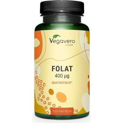Vegavero Folat Quatrefolic, 400 g, 120 капсули, Vegavero (VV-VITA-304)
