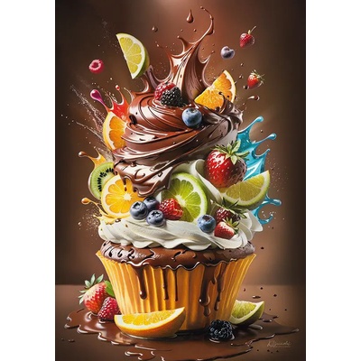 Cherry Pazzi - Puzzle Crazy Cake - 500 piese