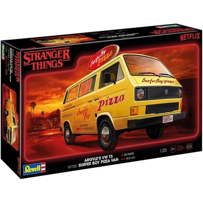 Revell STRANGER THINGS auto VW T3 Bus Surfer Boy 1:25