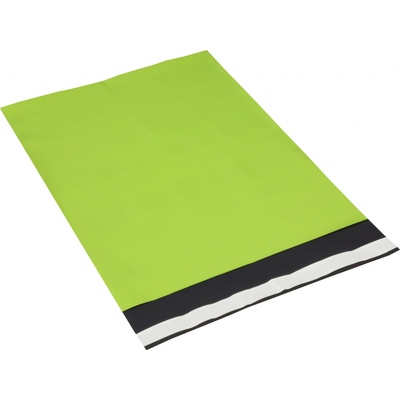 Přepravní plastová obálka barevná - zelená 25 kusů Barva: zelená, Rozměr: 320x450+50 mm