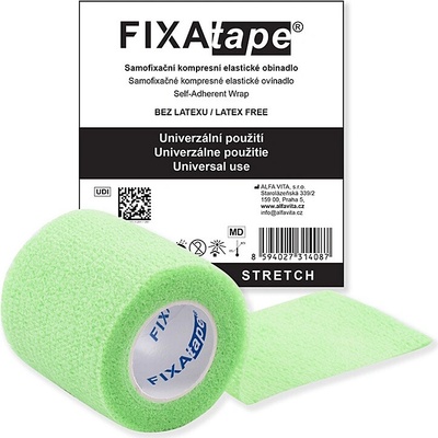 FIXATAPE Stretch samofixačné obinadlo 5 cm x 450 cm zelené 1 kus