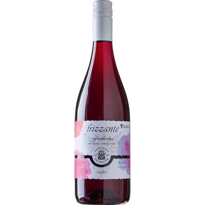 Lechovice Frankovka Frizzante červené 13,5% 0,75 l (holá láhev)