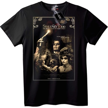 NOONEBRAND Тениска Суини Тод - 2XL, Black