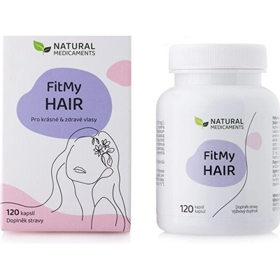 Natural Medicaments FitMy Hair pro zdravé a krásné vlasy 120 kapslí