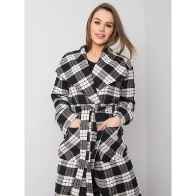 Lakerta Coat-LK-PL-508300.96P-black-white šedá
