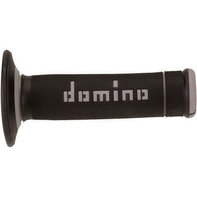 Gripy (offroad) dĺžka 118 mm, DOMINO (čierno-šedé) M018-130