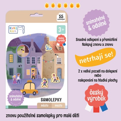 KukiKuk samolepky město
