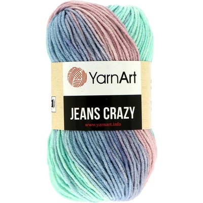 YarnArt Jeans Crazy 8203 modro fialová