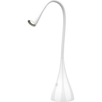 Rábalux Jeff2, indoor table lamp, white plastic lamp with white metal shade, 4W, with shade: 270lm, without shade: 290lm, 3000K, (74205)