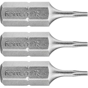 Fortum Връх FORTUM TORX, комплект от 3, T 5 x 25 мм, S2 4741405 (4741405)