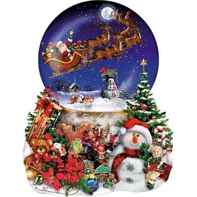 Sunsout Santa's Snowy Ride 1000 dielov