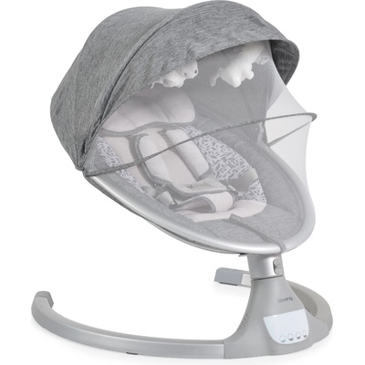 Cangaroo Електрическа люлка iSwing силвър (3800146249021)