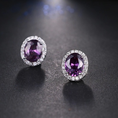 Sisi Jewelry Swarovski Elements Sophie ametyst E1288 fialová