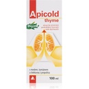 Apicold Thyme sirup bylinný prostředek pro zklidnění zánětů horních cest dýchacích 100 ml