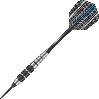 Sada soft šipek Harrows Black Jack K 16g, inox