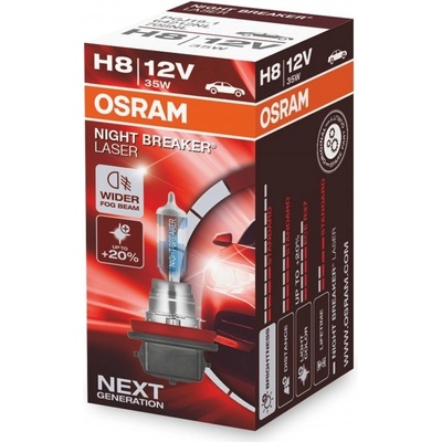 Osram Night Breaker Laser Gen2 64212NL H8 PGJ19-1 12V 35W