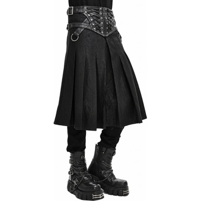 Devil Fashion Beowulf' Punk Leather čierna