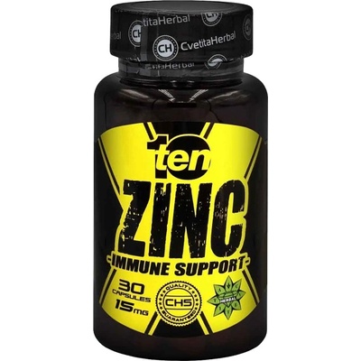 10/ten nutrition Zinc 15 mg [30 капсули]