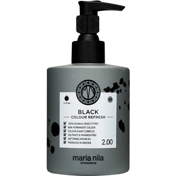 Maria Nila Colour Refresh Black 2.00 maska s barevnými pigmenty 300 ml