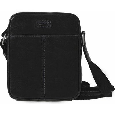Segali pánská kožená Crossbody taška 7018 black