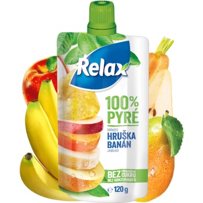 Rela x PYRÉ 100% Hruška Banán 120 g