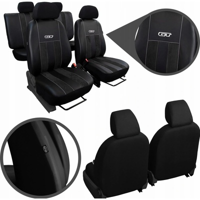 Autopoťah Leather Look GT Čierne