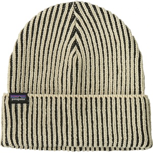 Patagonia Зимна шапка (beanie) Patagonia Fisherman's Rolled Beanie - Contrast Stripe: Black - размер One Size (204-2001-3111)