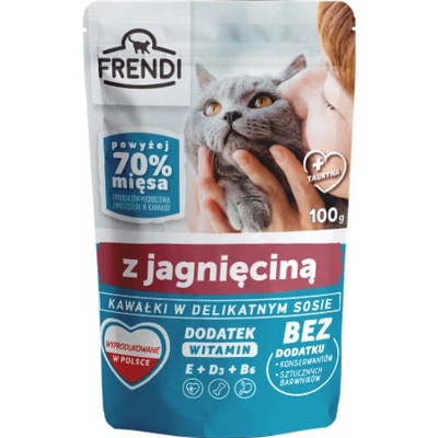 Frendi kousky v jemné omáčce s jehněčím masem 100 g
