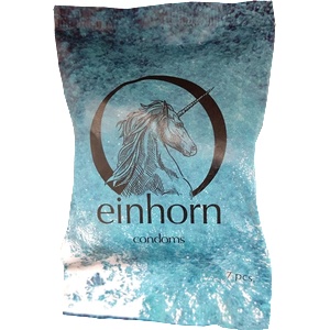 Einhorn Condoms: Bali, 7 condoms in the chips bag