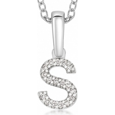 Sofia Diamonds zlatý prívesok písmeno S PAC322