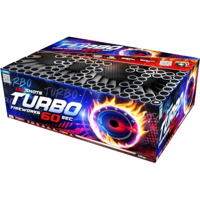 Kompaktný ohňostroj Turbo 132 rán 20 mm