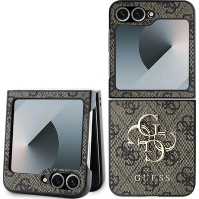 Guess PU 4G Metal Logo Samsung Galaxy Z Flip 6 Brown GUHCZF64GMGBR – Zboží Živě