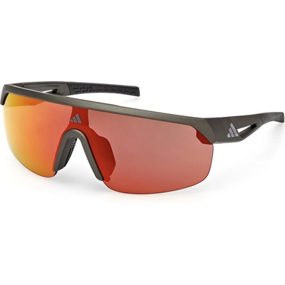 adidas eyewear Дамски очила за колоездене Adidas eyewear SP0109 Mirror Cat: 3 Cycling glasses - Matte Dark Green - размер One Size (205-5271-0311)