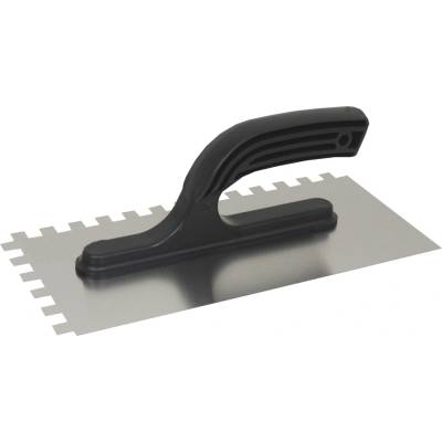 hladítko nerezové, s plastovou rukojetí, zub 10 mm, 270 x 130 mm, hobby 0.27 Kg TOP Sklad4 109125 8591403191256